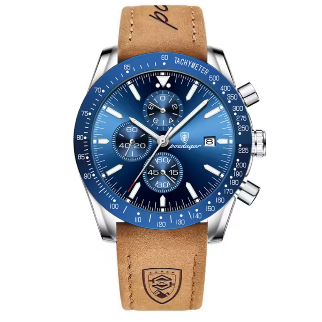 Orologio in Pelle Sportiva